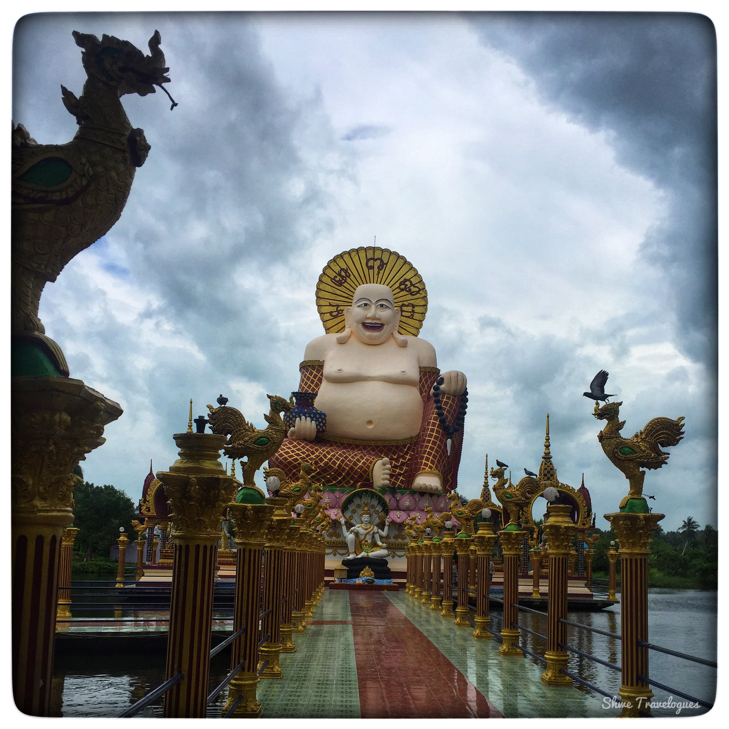 An image of the Wat Plai Laem, Koh Samui, Thailand