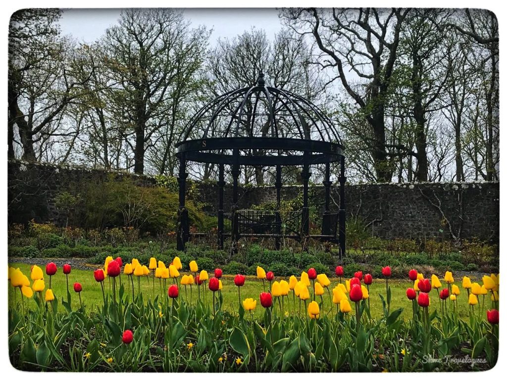 An image of the Walled Garden in Dunvegan Castle, Scotlnad