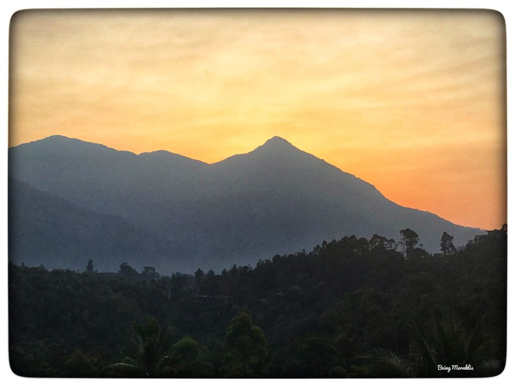 View of Sunrise from The Leaf, Munnar