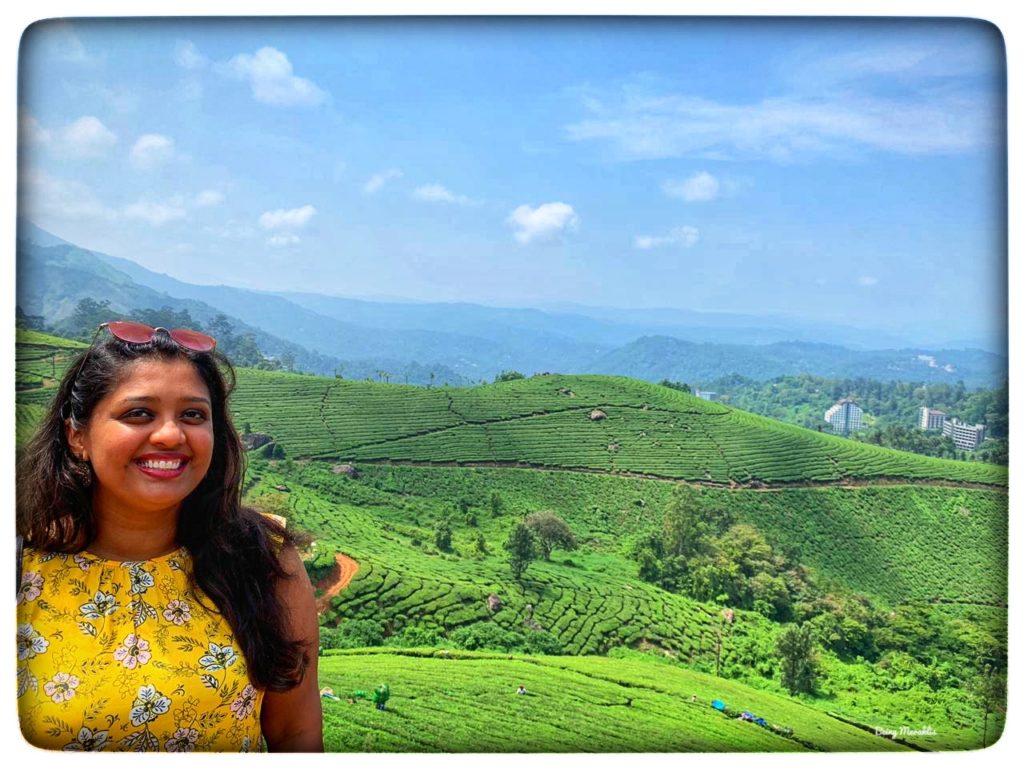 View of the Tea Gardens, Munnar, Kerala