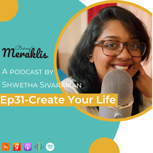 Podcast cover for create your life episode