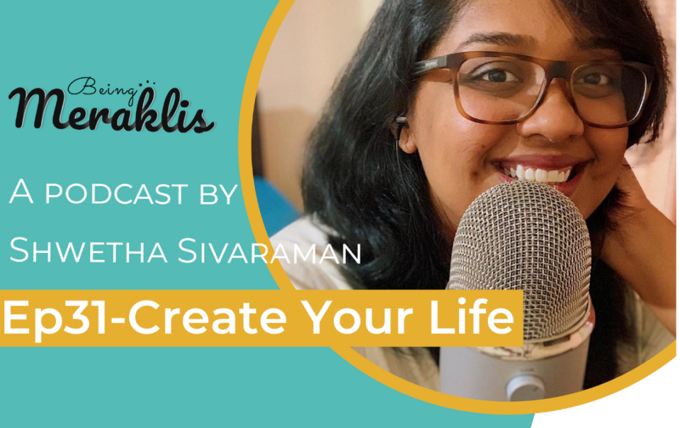 Podcast cover for create your life episode